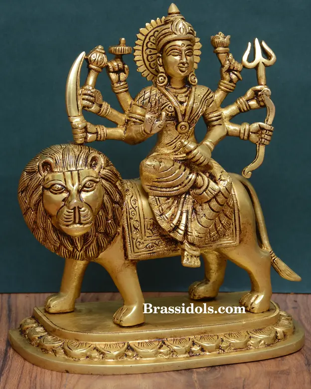 Brass Durga (8.5 Inch) - secondary