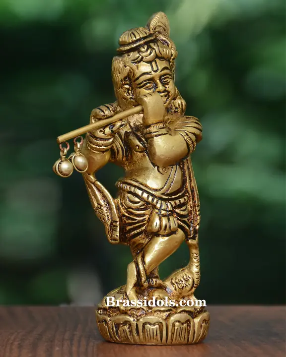 Standing Krishna with Base - secondary