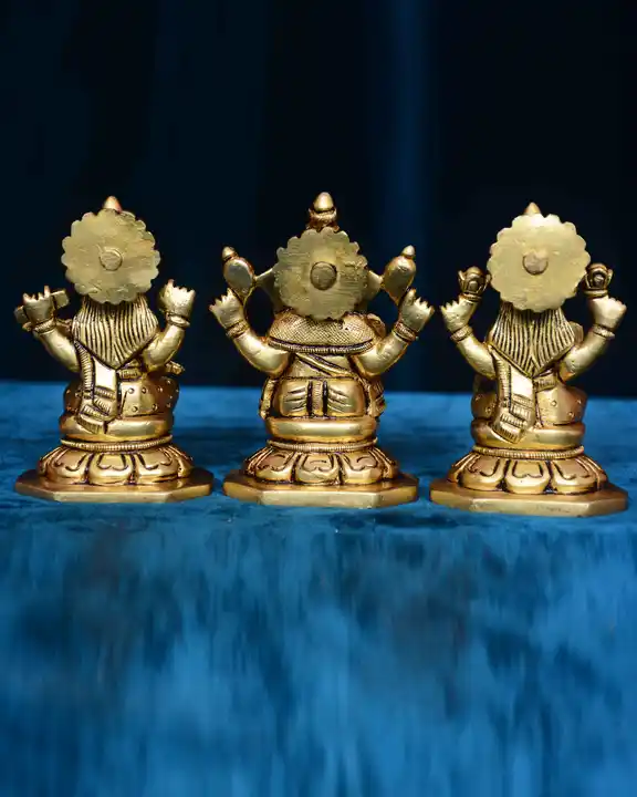 Laxmi Ganesh Saraswati Pentagun Base - secondary