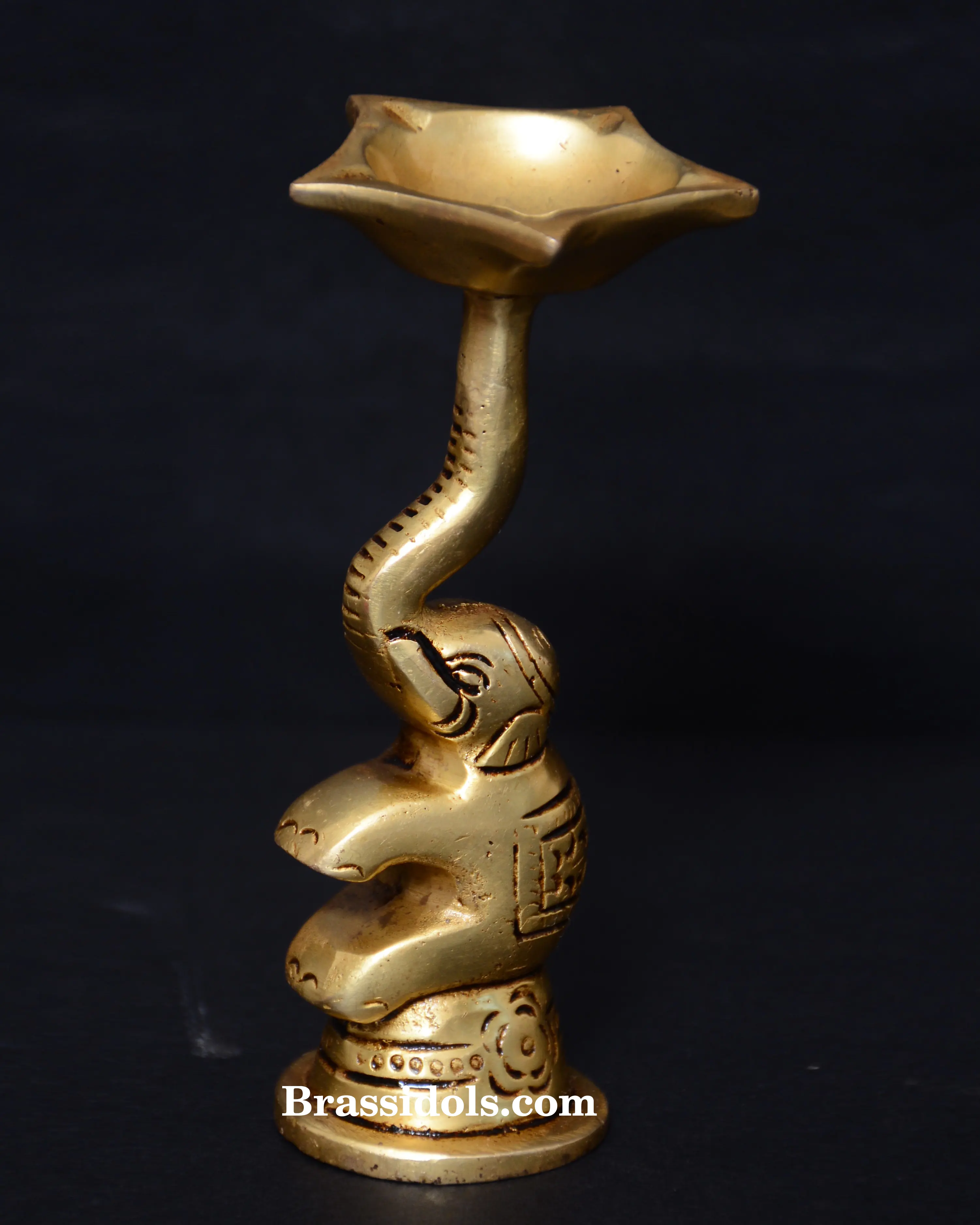 Elephant Base DeepakBrass Idols