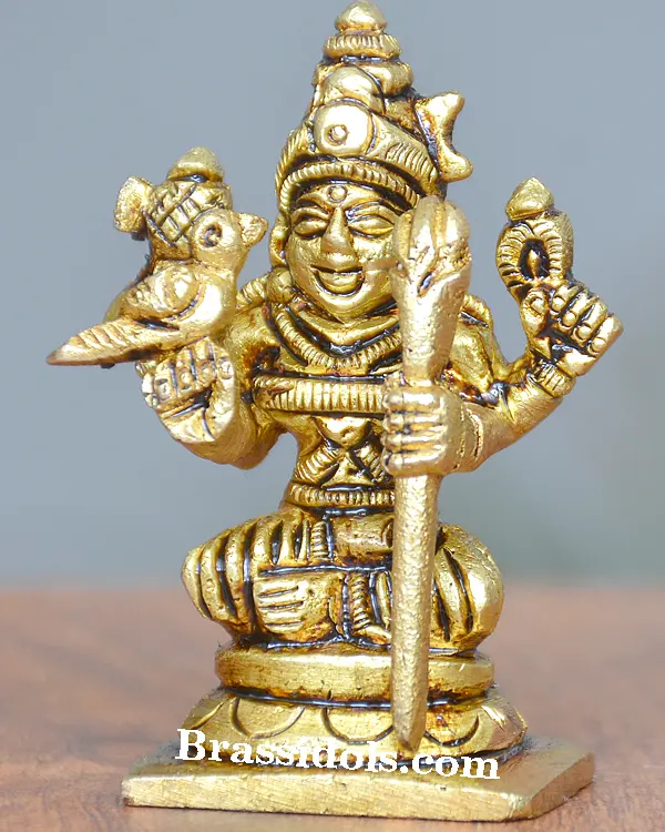 Kamakshi with square base 80 gm - secondary