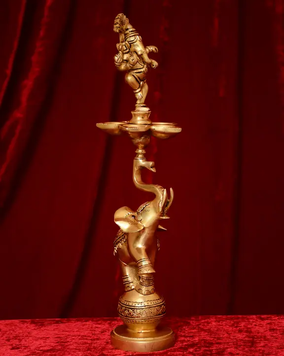 Ganesh Elephant Lamp - secondary