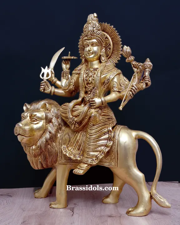 Brass Durga (16 Inch) - secondary
