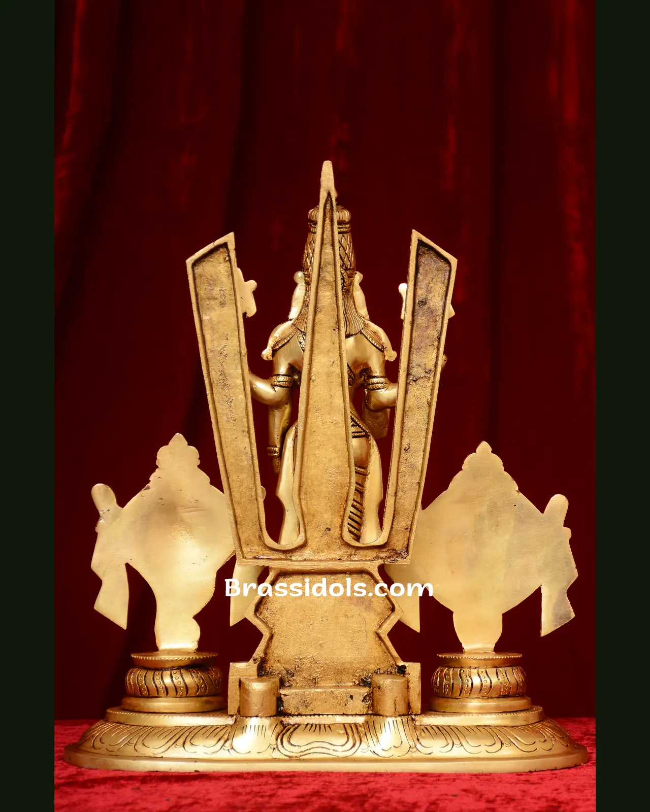 Lord Balaji Idol with Shankh Chakra Base - secondary
