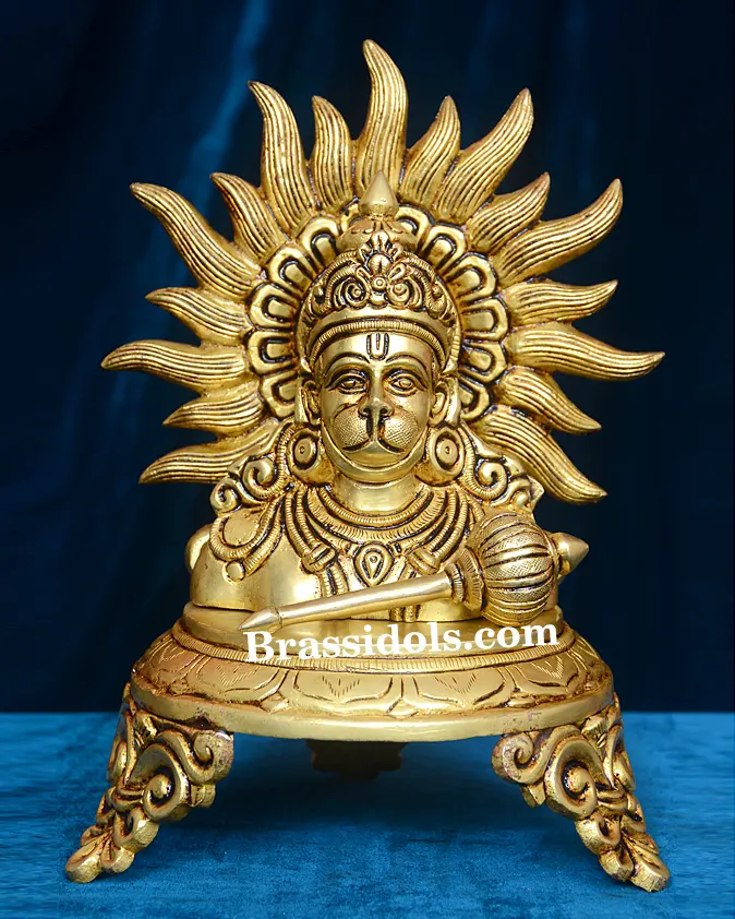 Half Body Hanuman with Choki (9 Inch)
