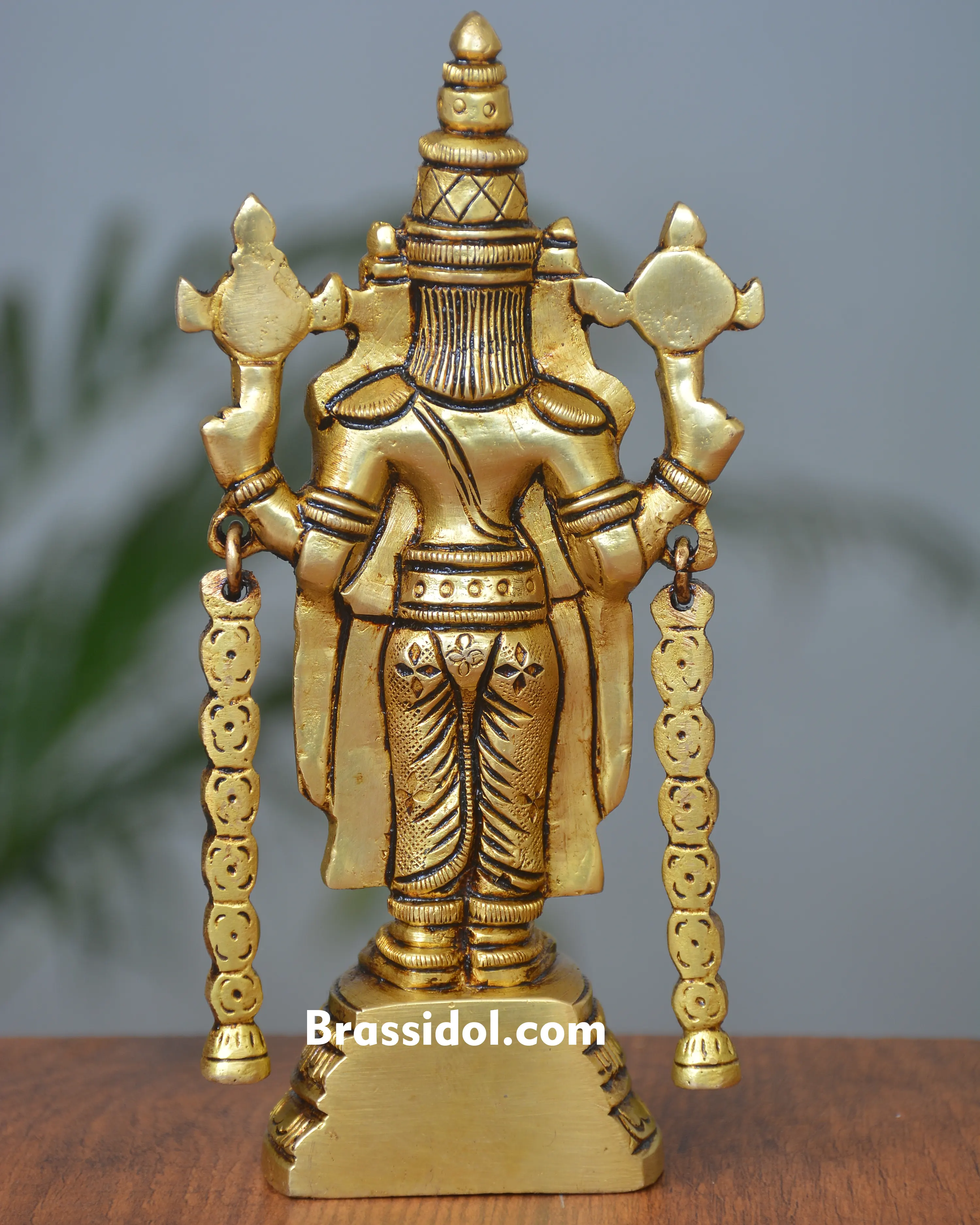 Tirupati Balaji Statue with Latkan Design - 550 gm - secondary