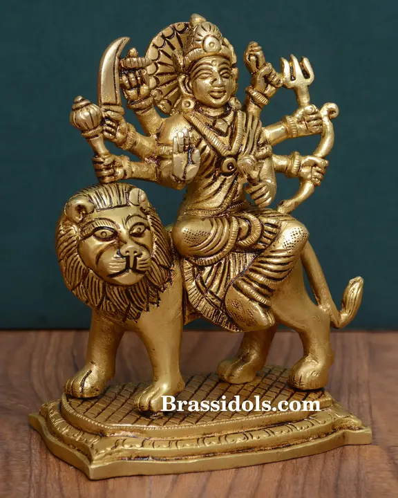 Brass Durga (6 Inch) - secondary