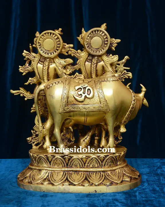 Cow Radha Krishna with Curving - secondary