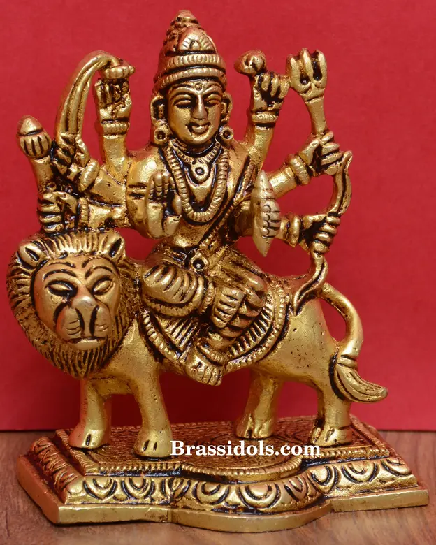 Brass Durga (4 Inch) - secondary
