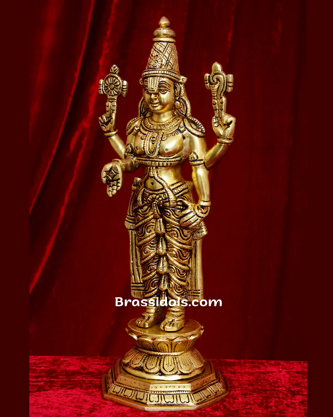 Tirupati Balaji Standing with sridevi and Bhudevi - secondary