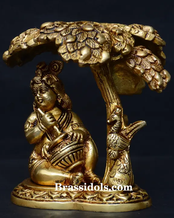 Sitting Tree Matki Krishna - secondary