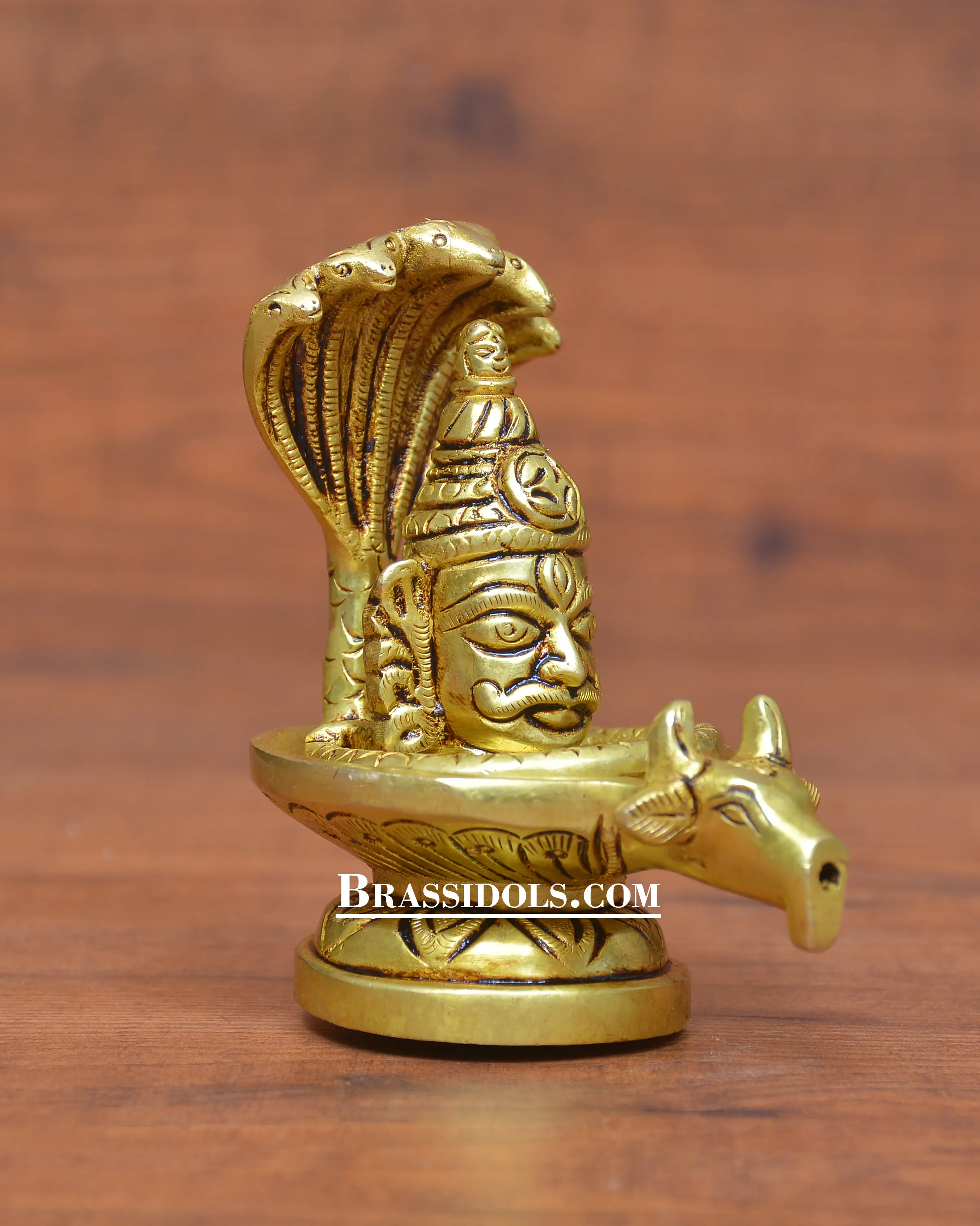 Brass Mahakaal Nandi Shivling - secondary