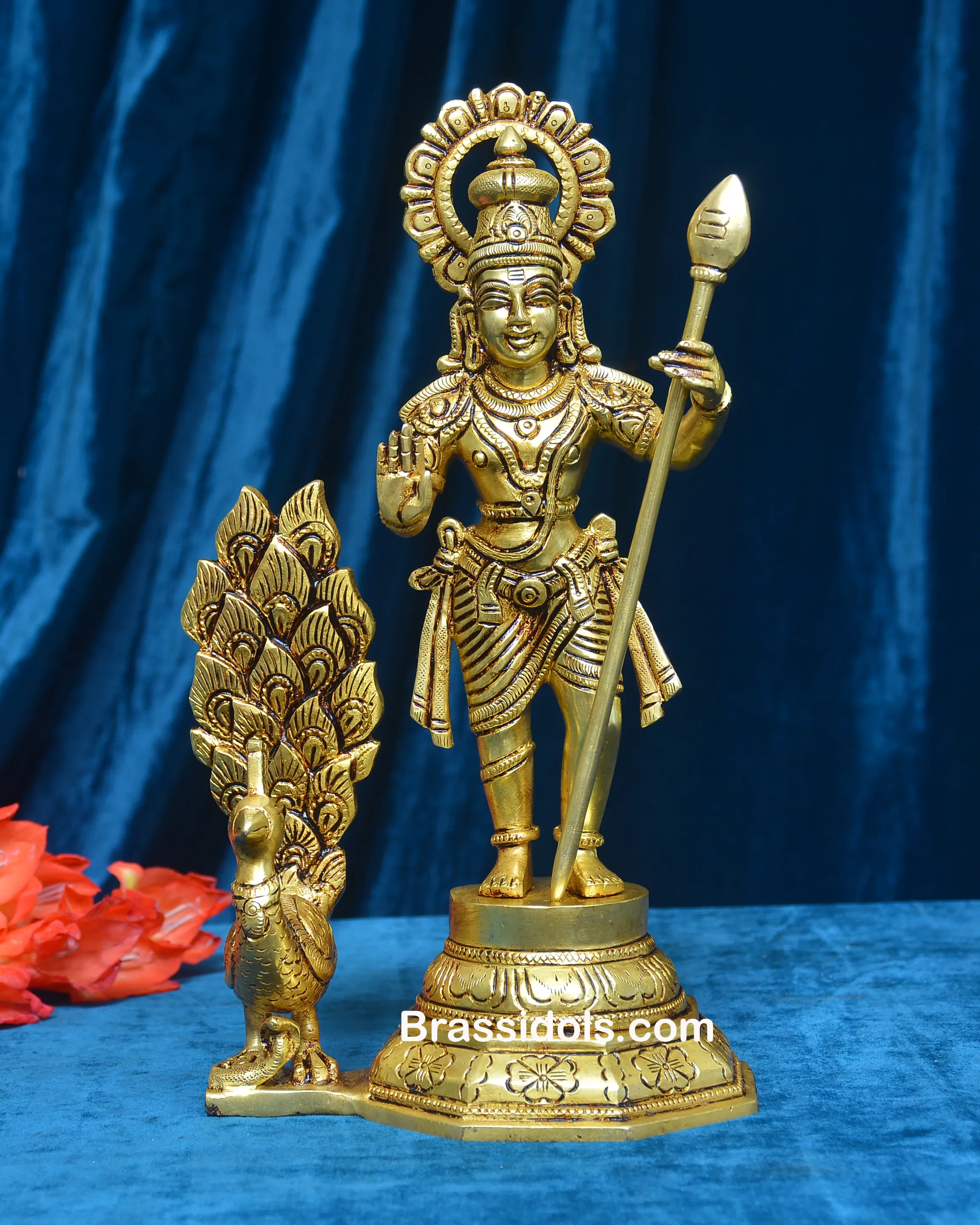 Brass Standing Murugan