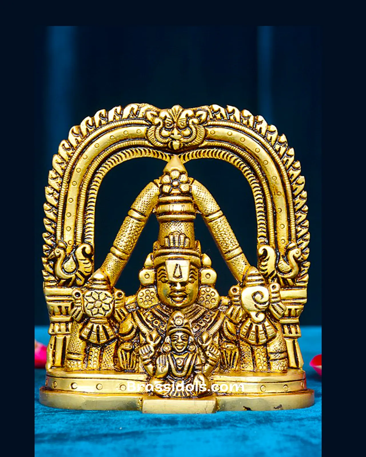 Frame Half Body Balaji with Padmavati