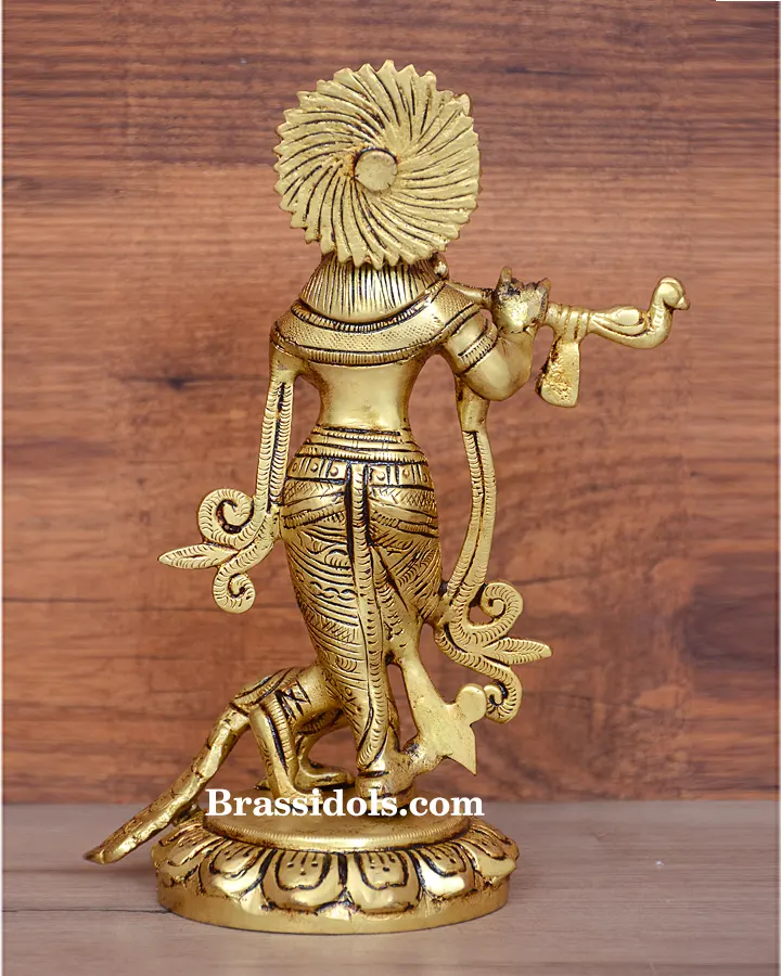 Round Base Krishna - secondary
