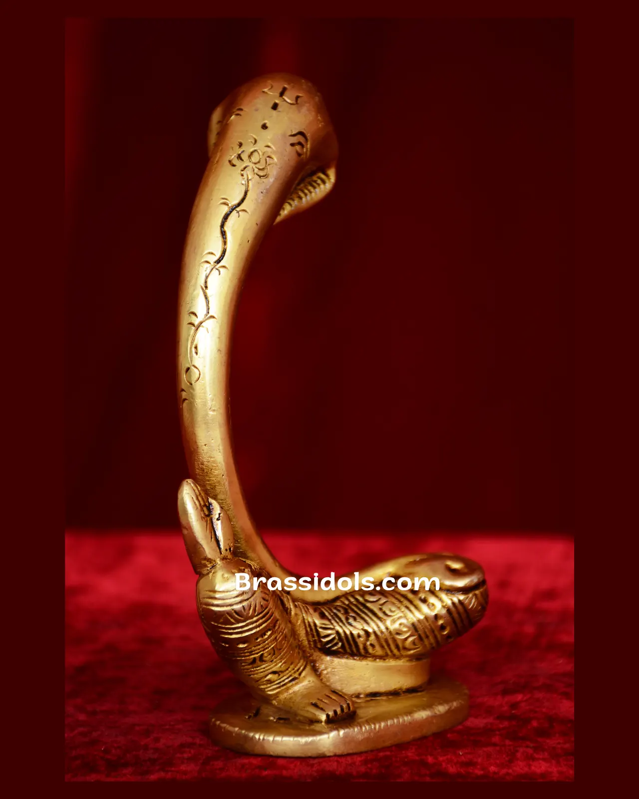 Brass Modern Ganesh idol - 6 inches - secondary