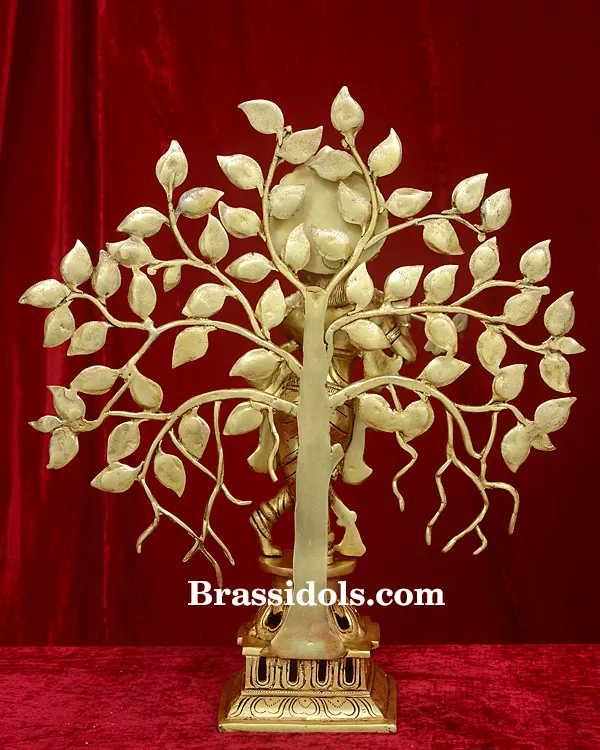 Tree Krishna With Flute - secondary