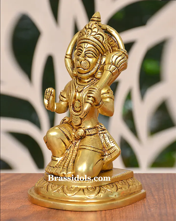 Sitting Hanuman With Base - secondary