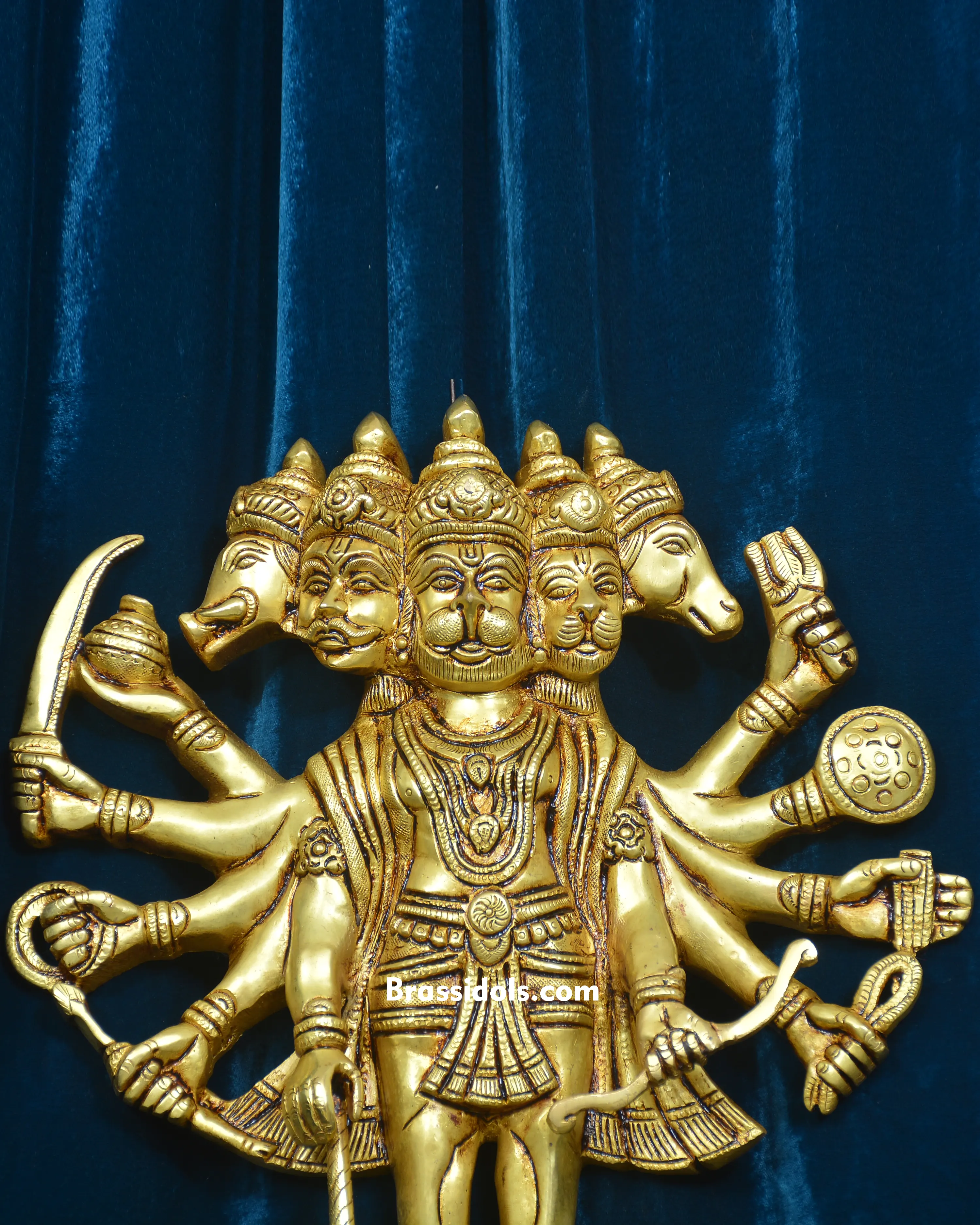 DECOR HANGING PANCHMUKHI HANUMAN PLATE - secondary