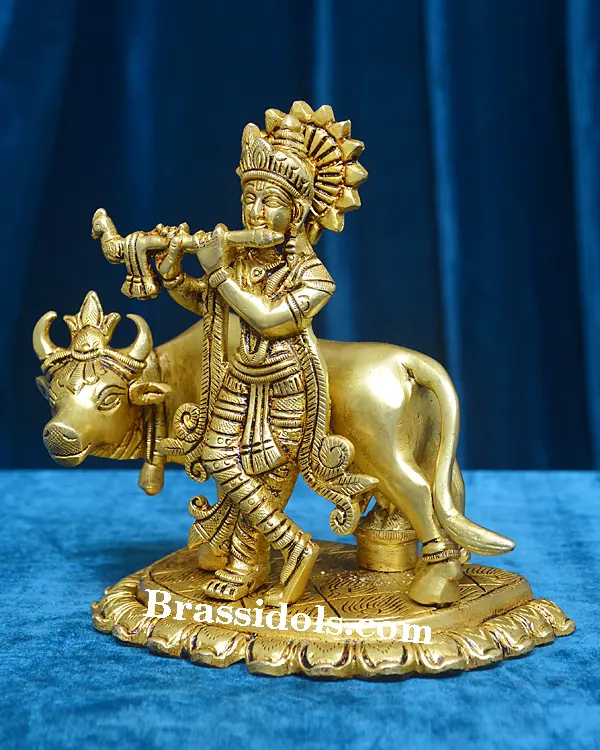 Krishna With Cow - secondary