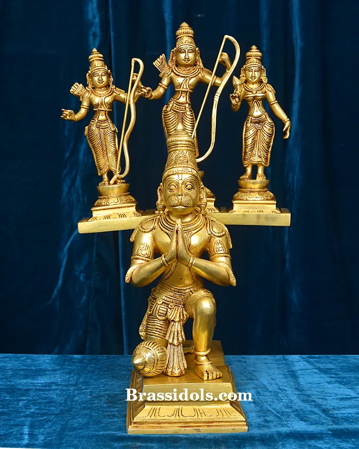 Hanuman with Ram Darbar