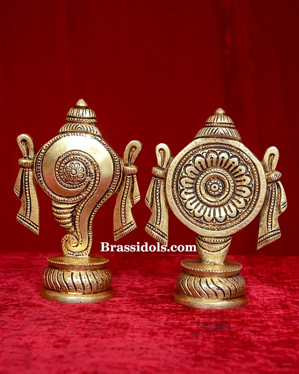 Shank Chakra Stand Round Base