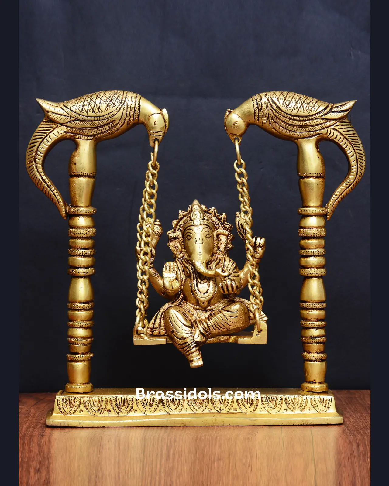 Swing with Boat Ganesh with peacock