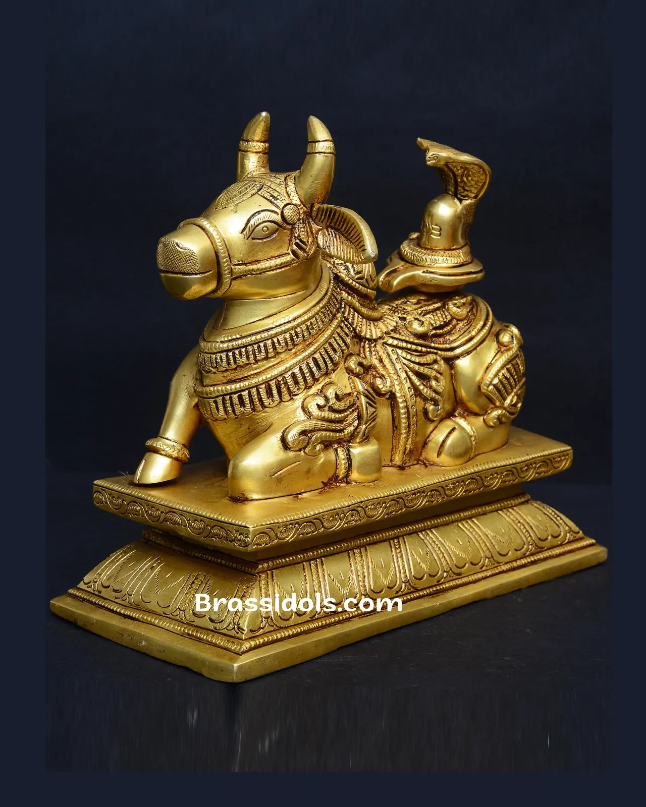 Base Nandi ShivlingBrass Idols