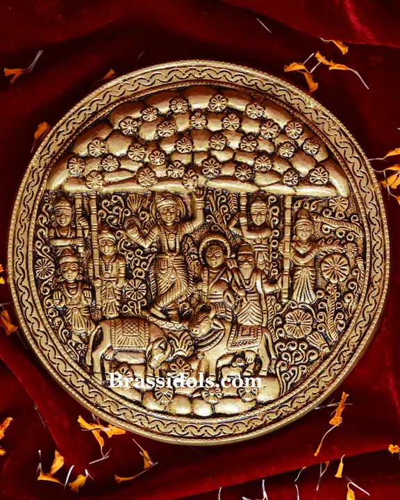 Krishna Govardhan Parvat Wall Hanging