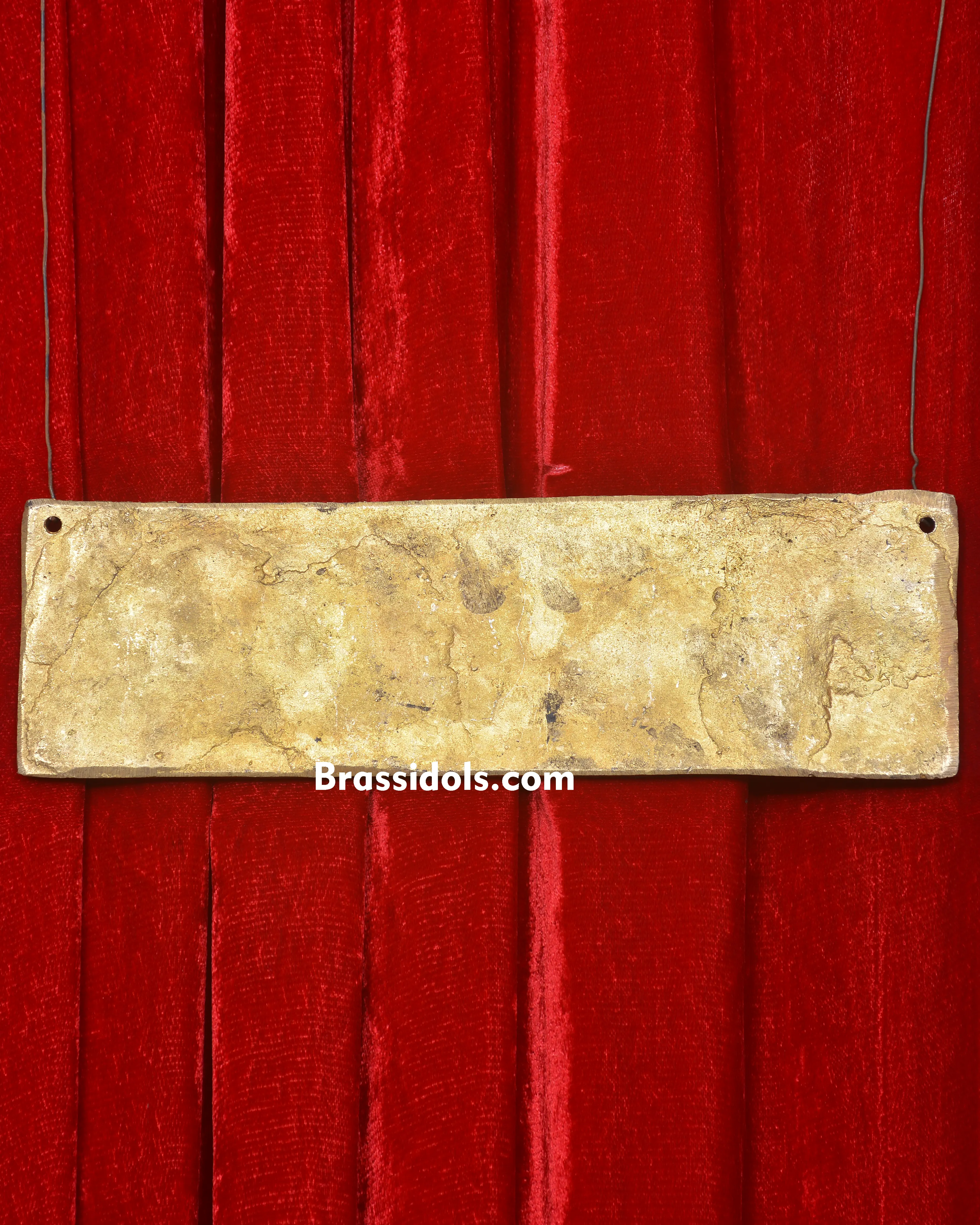 HANGING SHANKH CHAKRA NAMAH PLATE - secondary