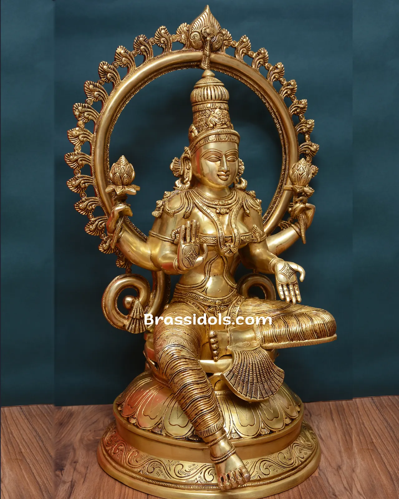 Brass Frame Laxmi - secondary