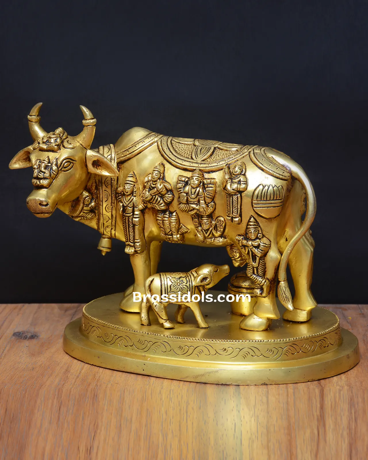 Cow Calf God Oval Base - secondary