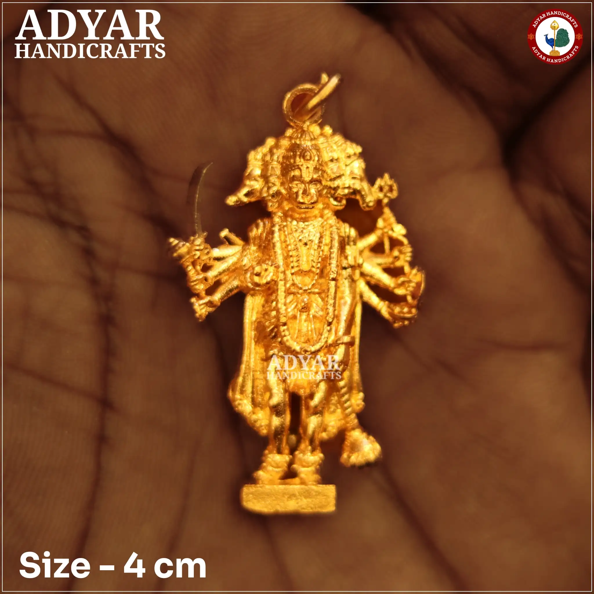 Panchamuga Hanuman Pendent