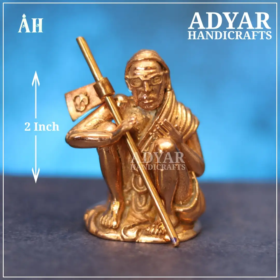 2 Inch Maha Periyava Panchalogam Idol