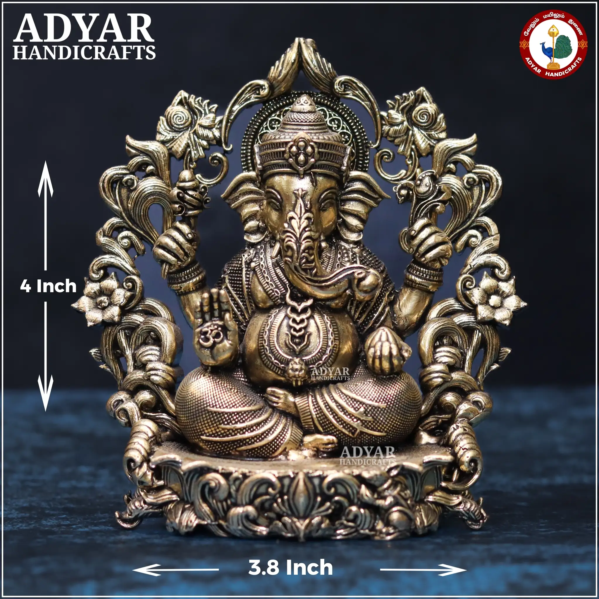 Ganesha Idol (Lite Weight Brass)