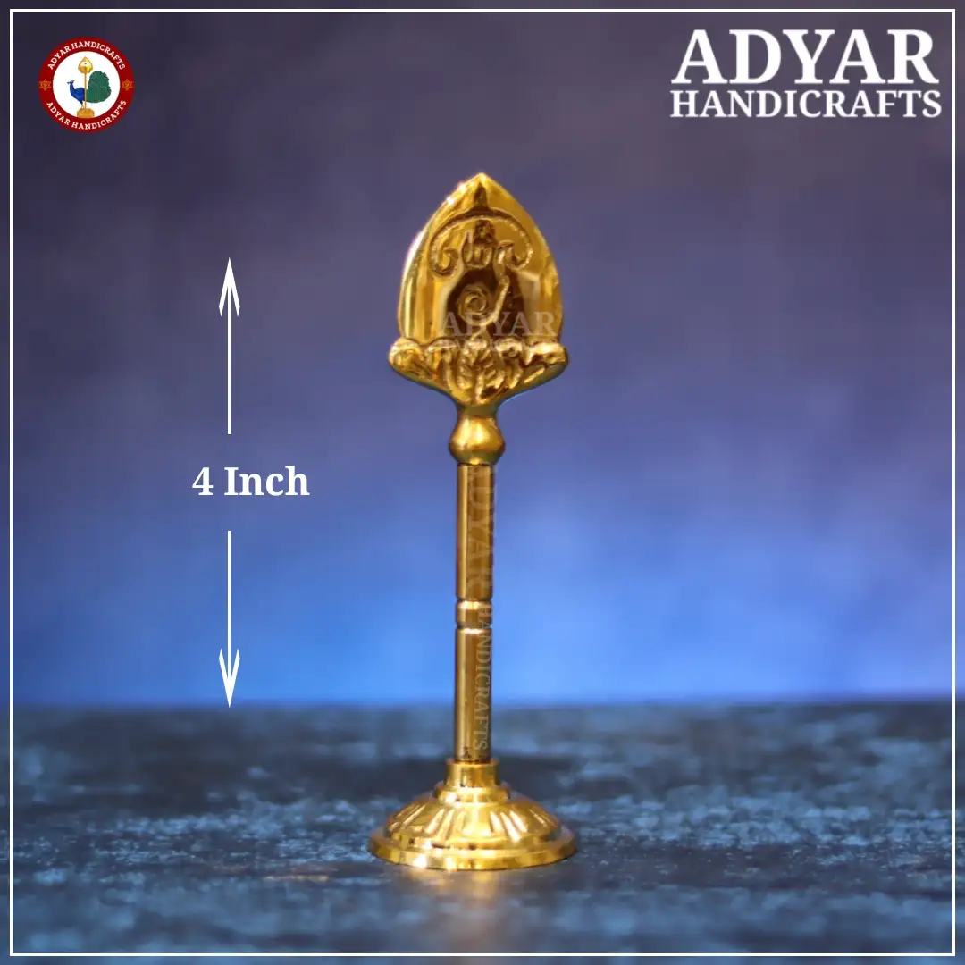 Superfine Murugan Brass Vel - secondary