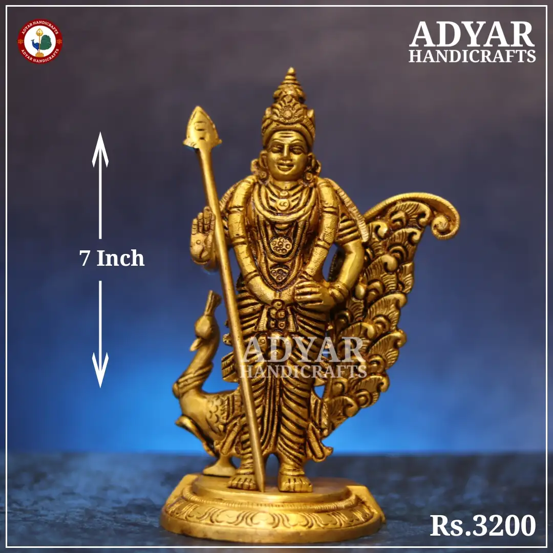 murugan brass idol