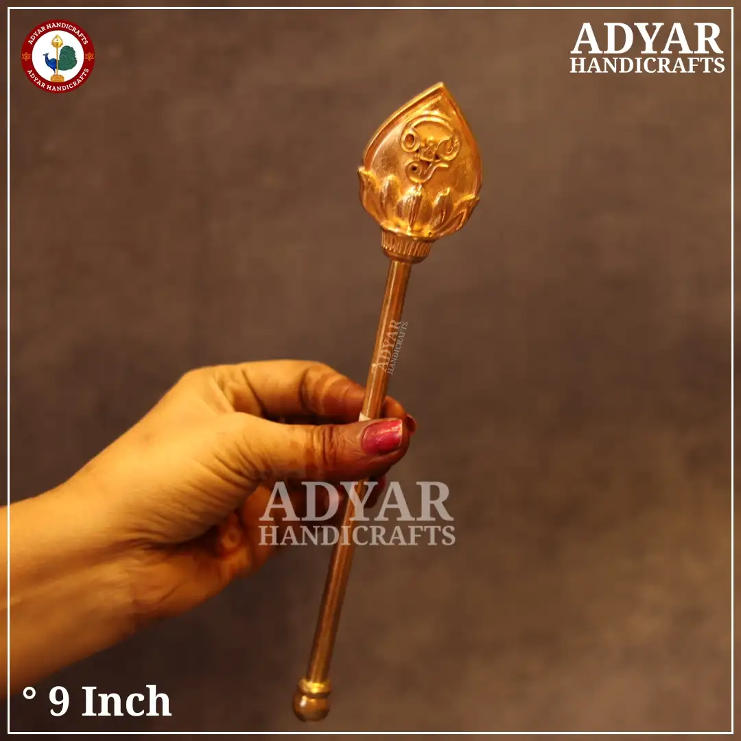 Panchalogam Vel With Out Stand 9 inch - secondary