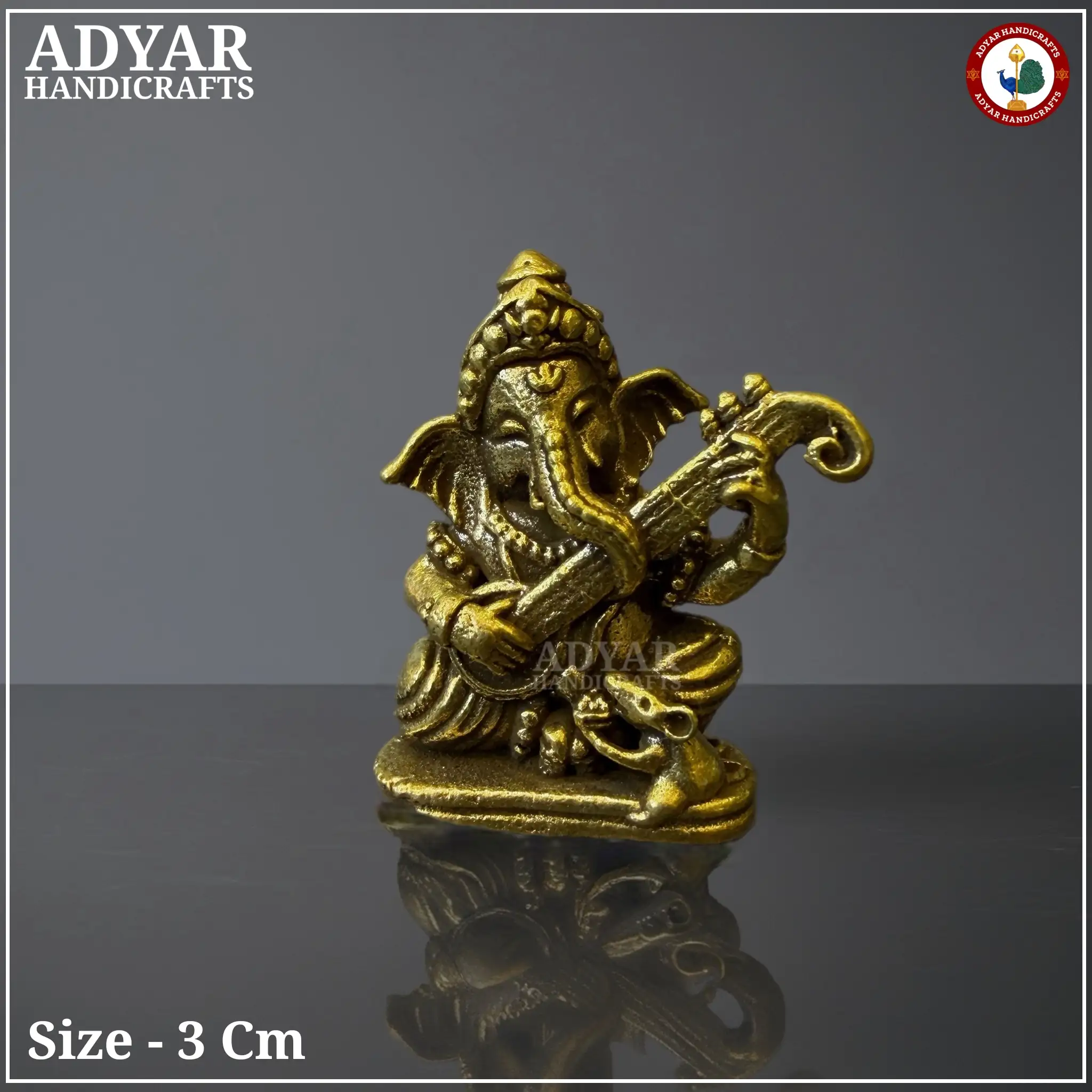 Veena Ganesh Miniature