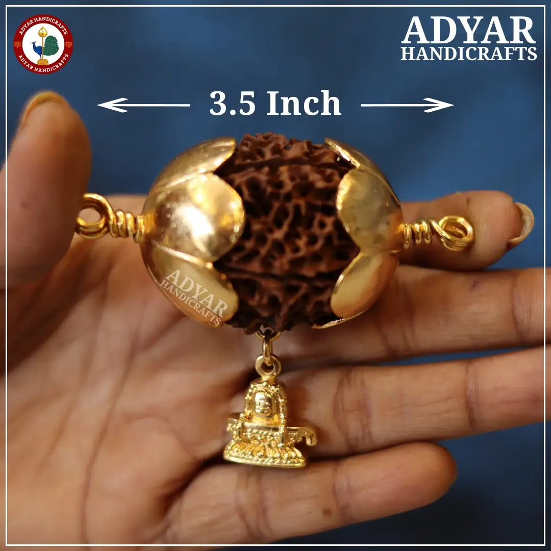 5 Face Rudraksha With Shivalingam pendent