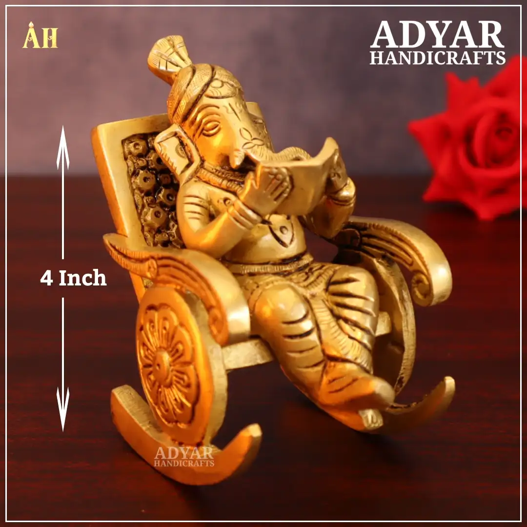 4 Inch Relaxing Chair Ganesha