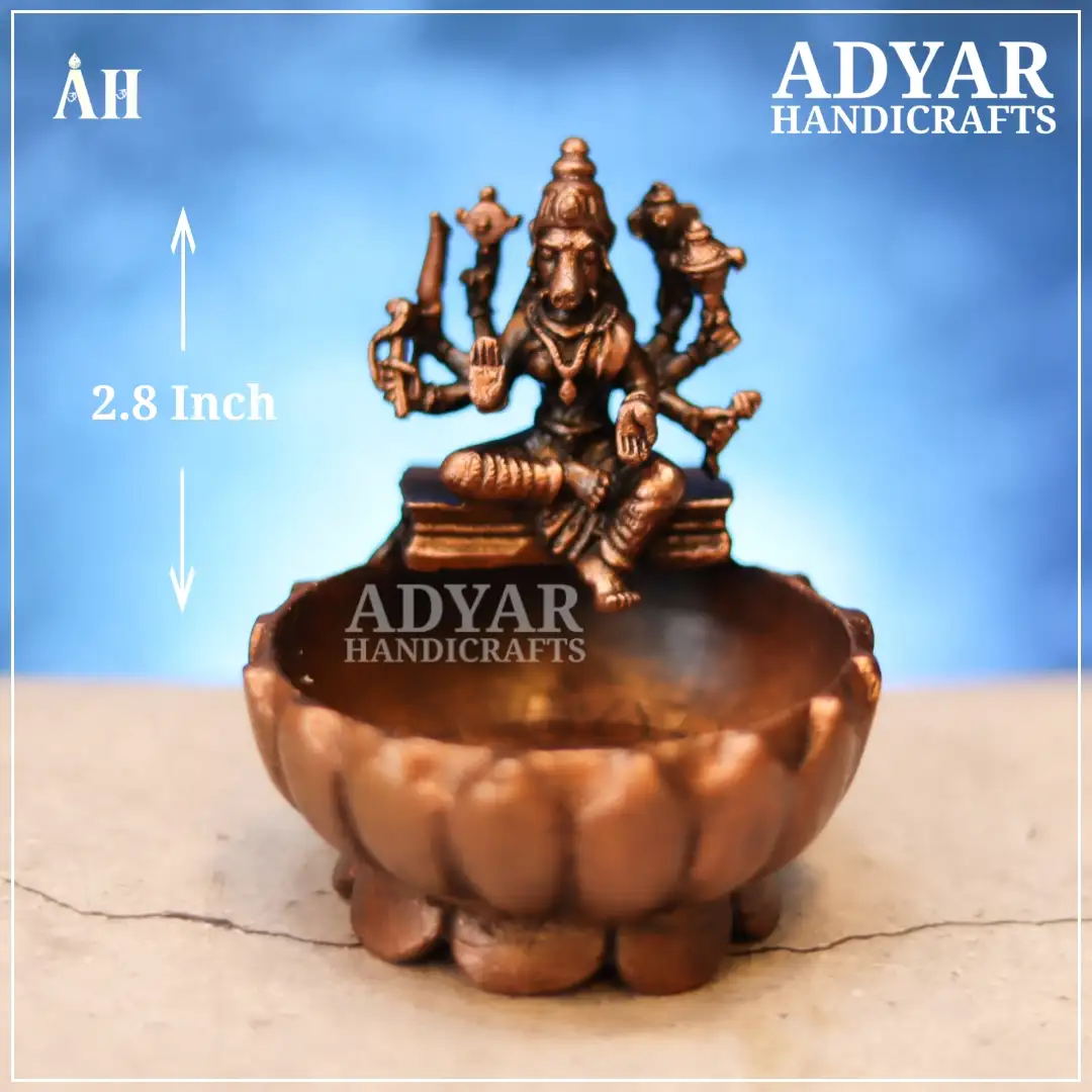 Varahi Amman Copper Idol with Urli