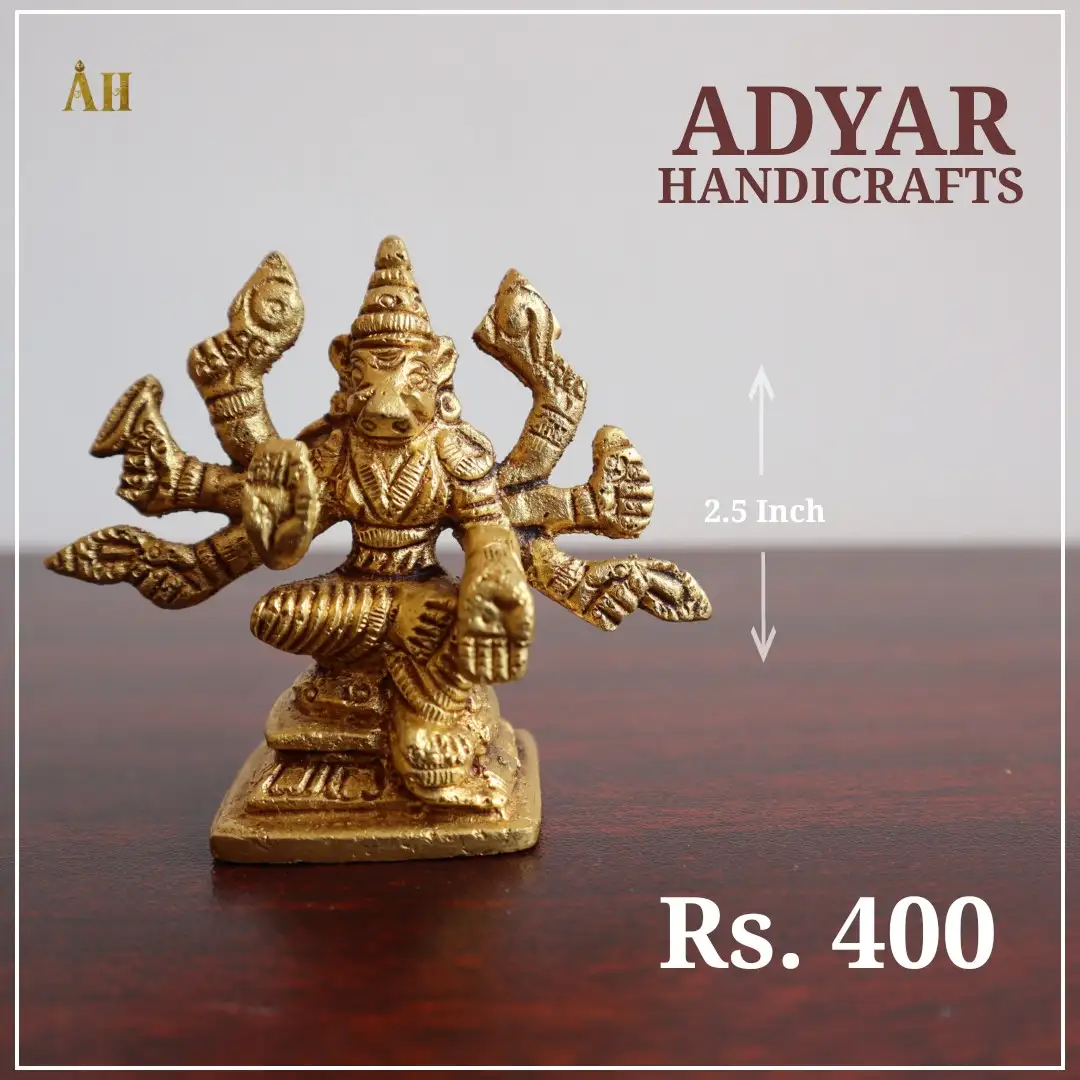 2.5 Inch Varahi Brass Idol