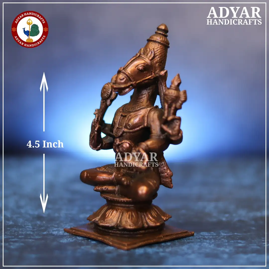 Hayagrivar Copper Idol - secondary