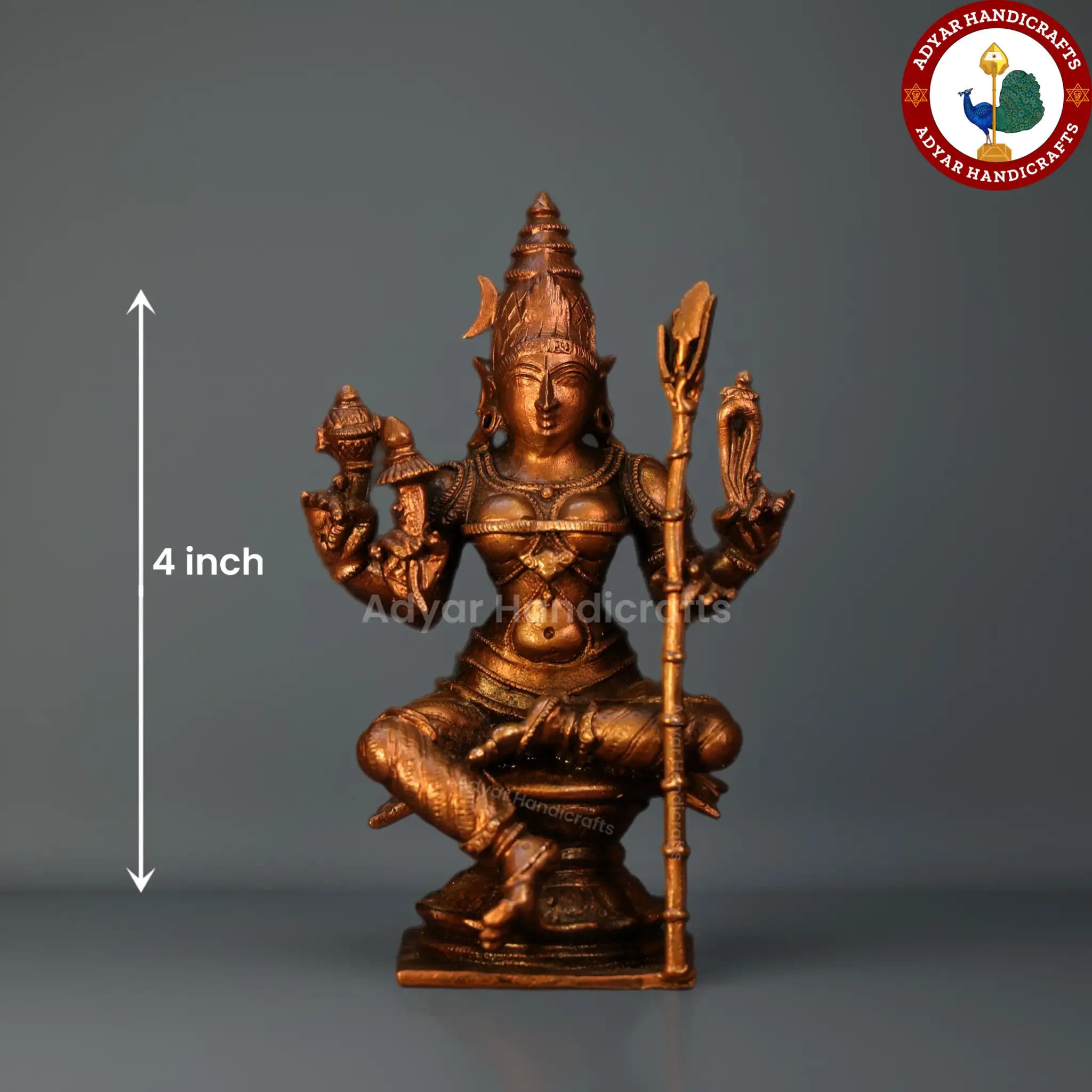 lalithambigai copper idol
