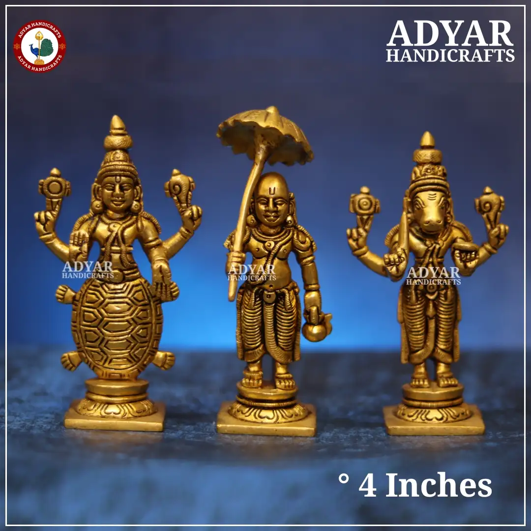 Dhasavatharam Idol Set Brass - secondary