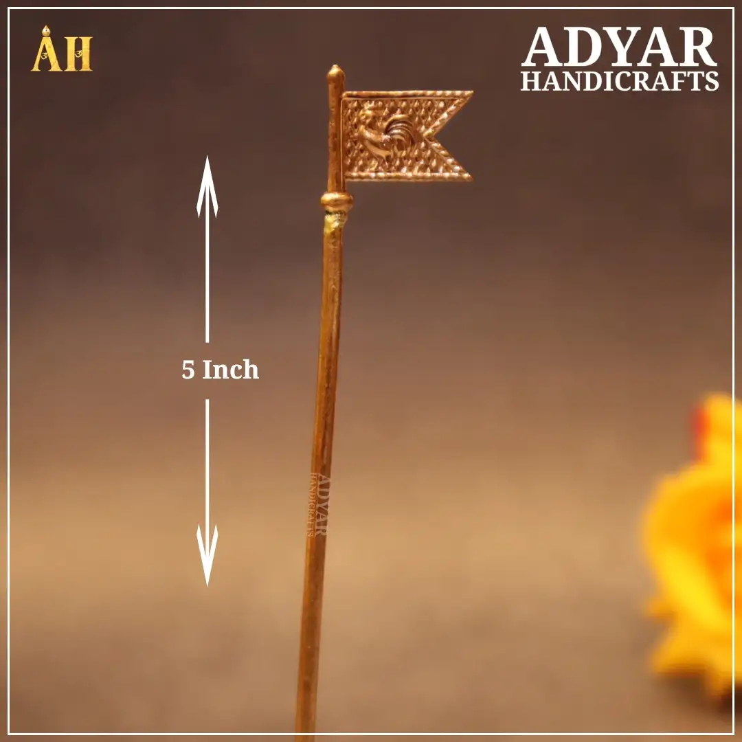 5 Inch panchalogam Murugan Sevakodi without stand