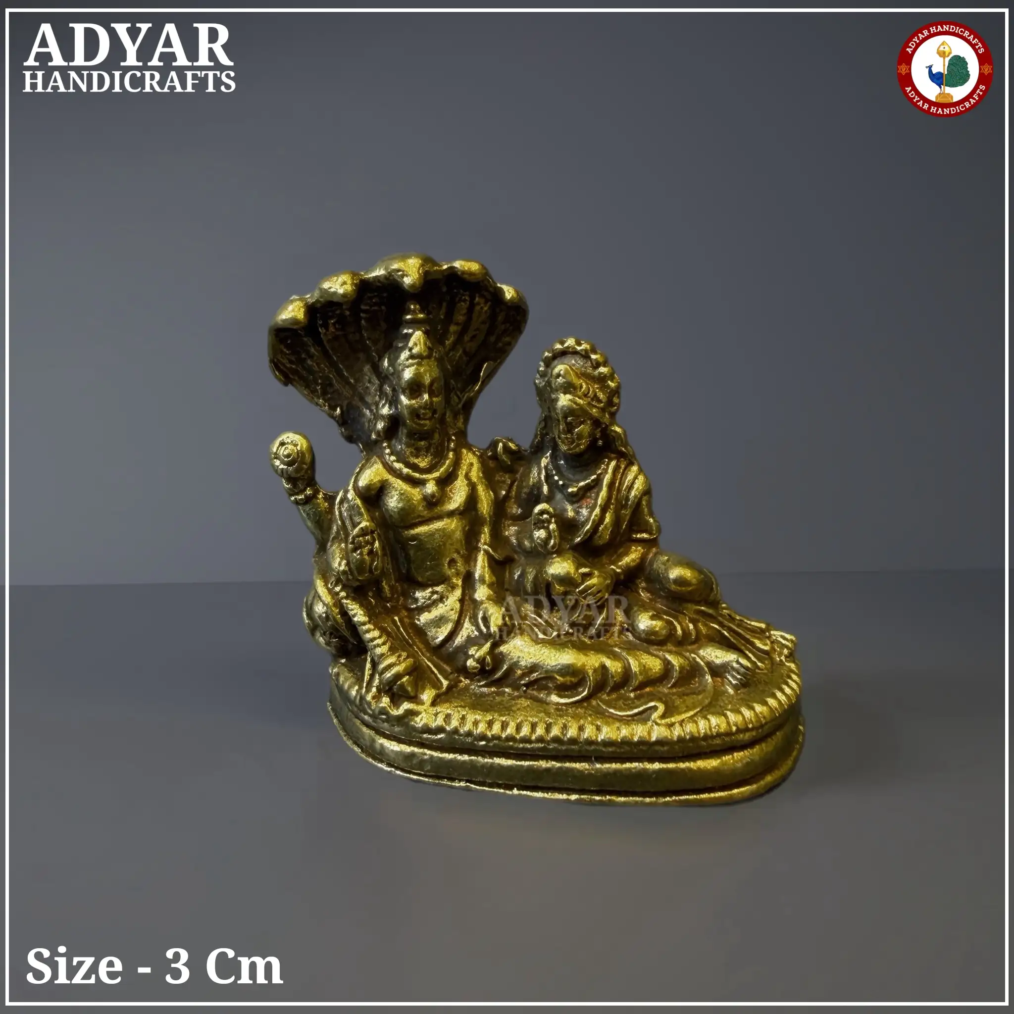 Vishnu Lakshmi Miniature