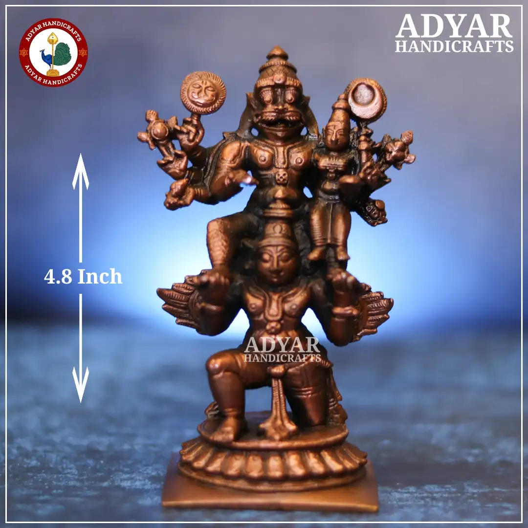 Lakshmi Narasimhar Garudasevai Copper Idol