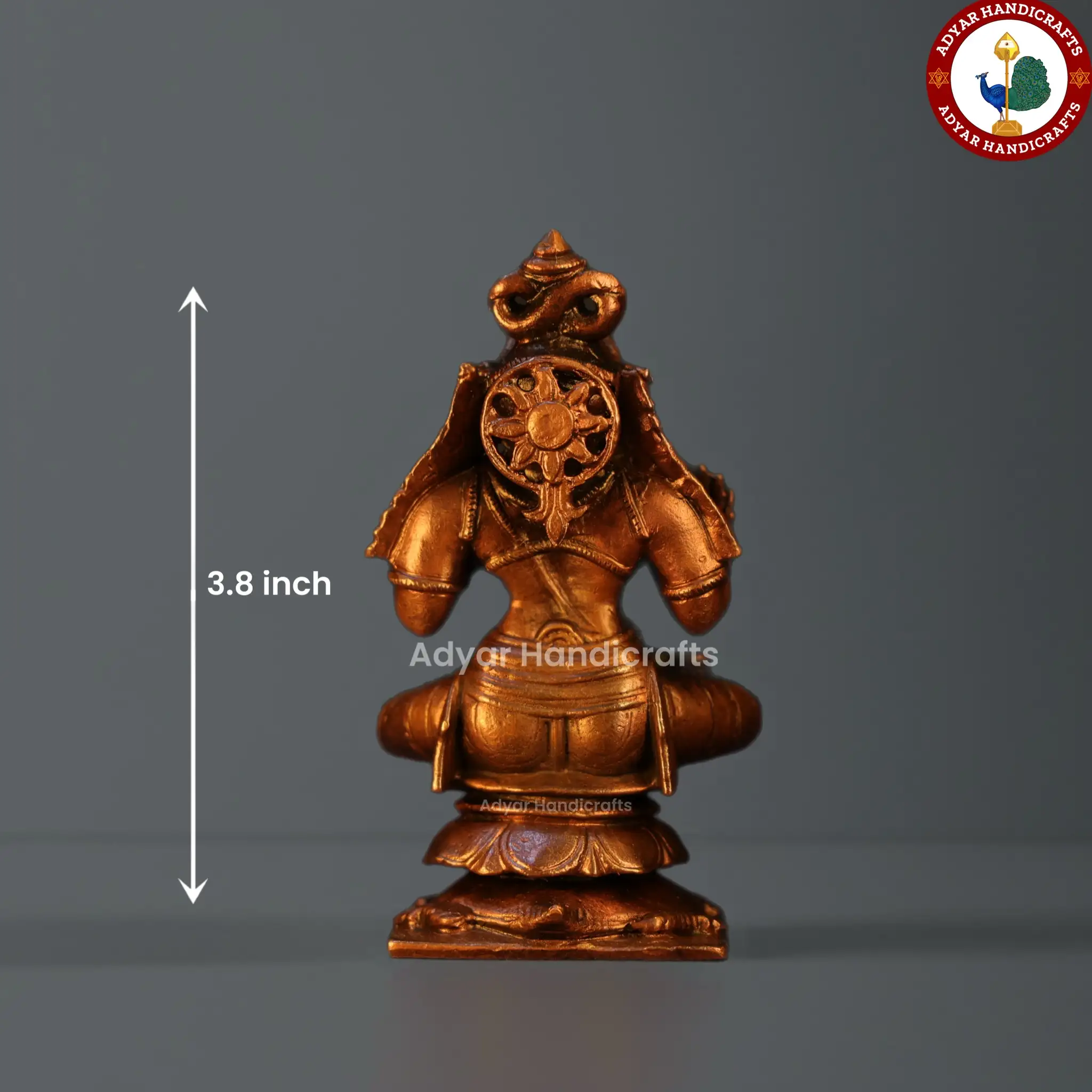 Veda Vyasa Copper Idol - secondary